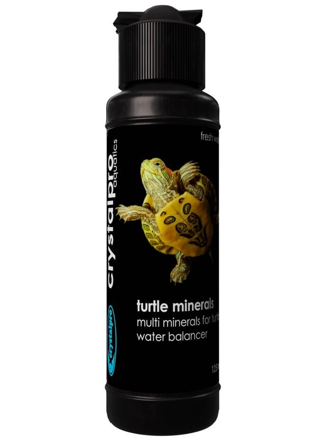 Crystalpro Turtle Minerals 4.22 Oz - Helps Grow a Better Shell and Improves General Health - Mineral Additive for Turtles- Aquarium Salt for Freshwater Tanks - Calcium for Turtle - Image 1